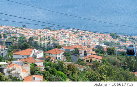 cable car in Funchal on the island of Madeira 106617718