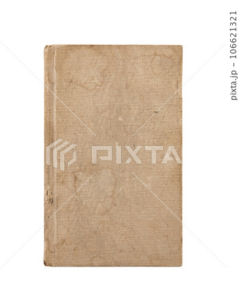 Old book cover isolated on white background with clipping path 106621321