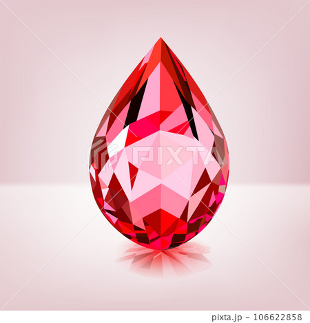 One big crystal drop 106622858