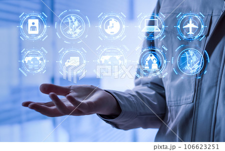 作業着の男性　ビジネス 106623251