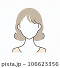 女性のプロフィールイラスト 106623356