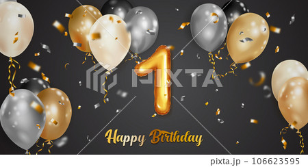 Festive birthday illustration 106623595
