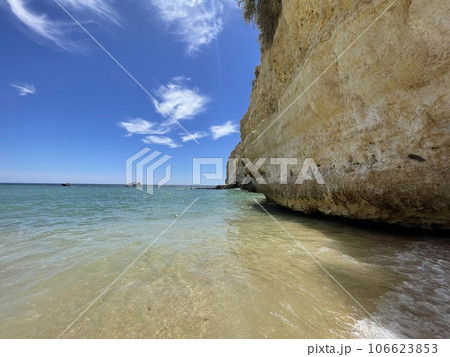 Praia do Carvoeiro, in the Algarve region, southern Portugal. Praia do Carvoeiro, in the Algarve region, southern Portugal. 106623853