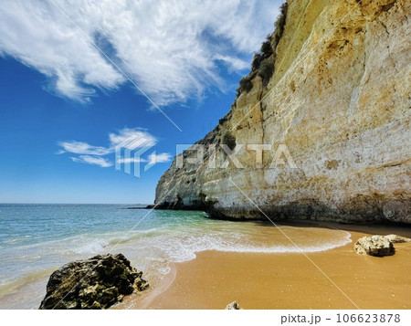 Praia do Carvoeiro, in the Algarve region, southern Portugal. Praia do Carvoeiro, in the Algarve region, southern Portugal. 106623878