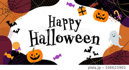 ハッピーハロウィンバナー（2：1） 106623902