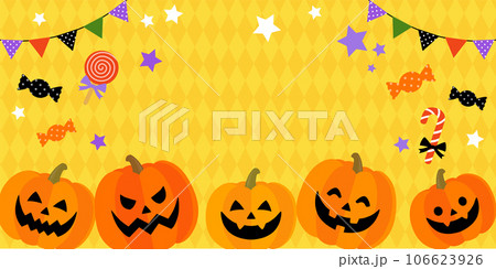 ハロウィンバナー_背景フレーム(2:1) ハロウィンバナー_背景フレーム(2:1) 106623926
