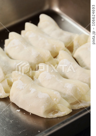 調理前の餃子 106624693