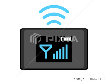 モバイルWi-Fiルーターを使って無線でインターネット接続する 106628108