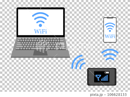 モバイルWi-Fiルーターを設定してスマートフォンとパソコンを無線でネット接続する 106628133