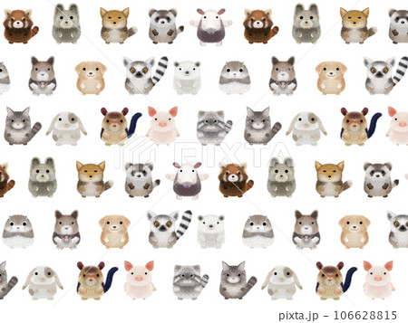 フワフワ動物B 背景① PNG フワフワ動物B 背景① PNG 106628815
