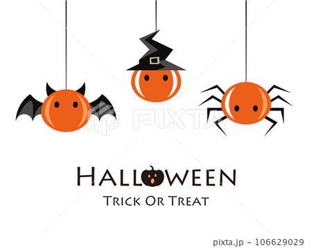 かわいいハロウィンのオーナメント かわいいハロウィンのオーナメント 106629029