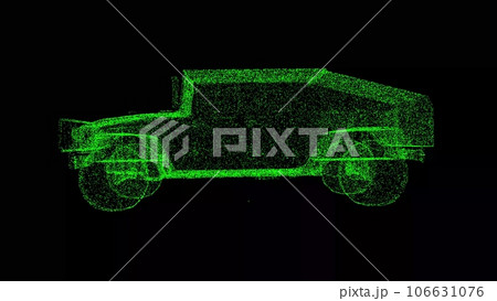 3D military car on black background. War concept. Business advertising backdrop. For title, text, presentation. 3d animation. 3D military car on black background. War concept. Business advertising backdrop. For title, text, presentation. 3d animation. 106631076