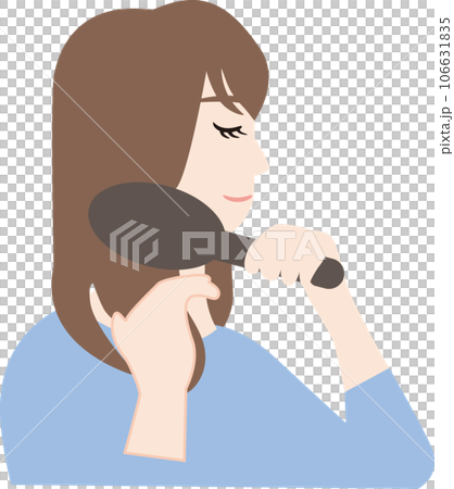 髪をとく女性 106631835