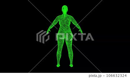 3D Fat woman on black bg. Unhealthy lifestyle, diet. Body Fat Overweight. Healthcare and good body shape concept. Health Problems, Fat. For title, text, presentation. 3d animation. 3D Fat woman on black bg. Unhealthy lifestyle, diet. Body Fat Overweight. Healthcare and good body shape concept. Health Problems, Fat. For title, text, presentation. 3d animation. 106632324
