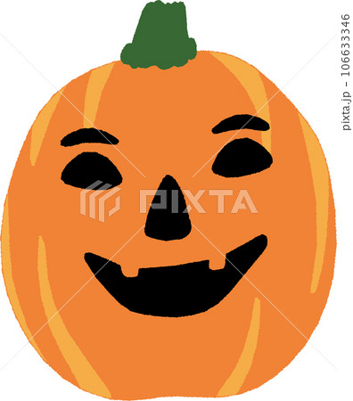 おしゃれでかわいいハロウィンパンプキンジャックオランタンファミリー父親のベクターイラスト おしゃれでかわいいハロウィンパンプキンジャックオランタンファミリー父親のベクターイラスト 106633346