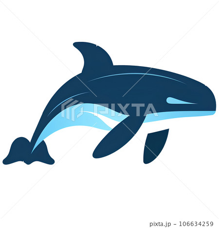 cartoon, illustration, animal, sea, fish, ocean, marine, whale, cute, water, nature, mammal, underwater, life, blue, aquatic, isolated, wildlife, character, drawing, design, swim, graphic, big, fauna, 106634259