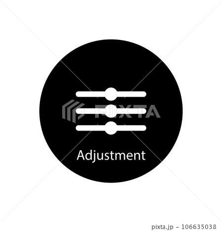 adjustment icon vector adjustment icon vector 106635038