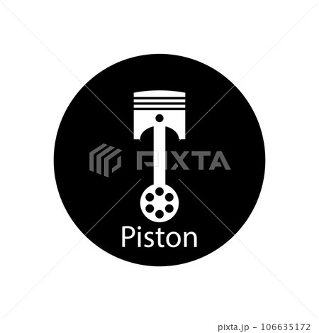 piston icon vector 106635172
