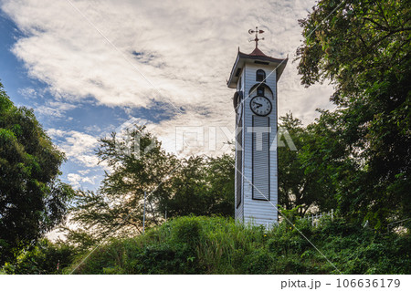 Atkinson Clock Tower, the oldest standing structure in Kota Kinabalu, Sabah, Malaysia 106636179