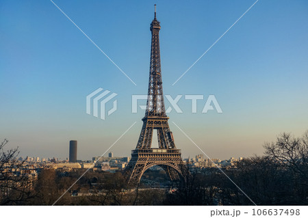 トロカデロ広場からエッフェル塔（パリ フランス） 106637498