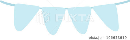 Baby shower boy newborn baby nursery element flat design. 106638619