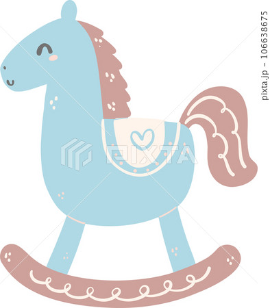 nursery kid element rocking horse toy 106638675