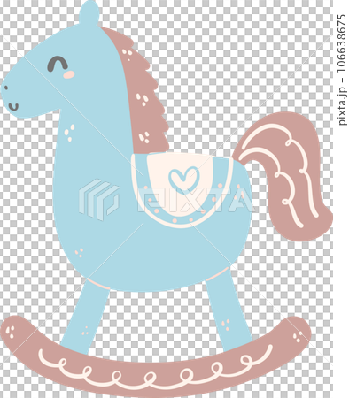 nursery kid element rocking horse toy 106638675