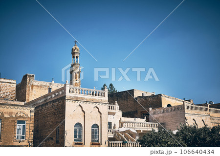 Midyat city in Turkey 106640434