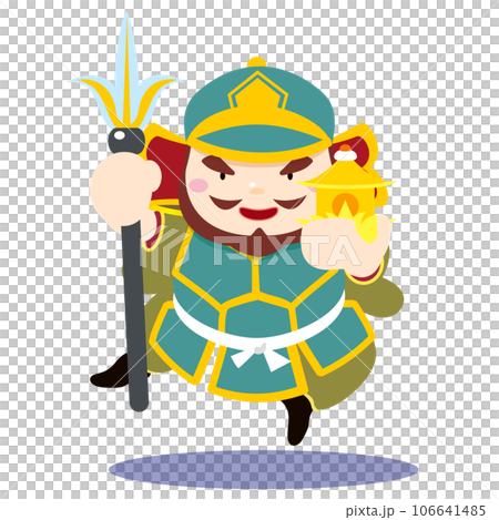七福神：毘沙門天のイラスト素材 [106641485] - PIXTA