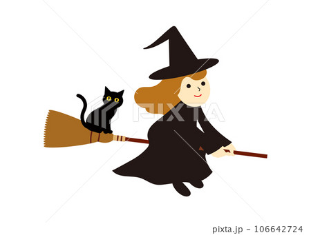 かわいい魔女のイラスト 106642724