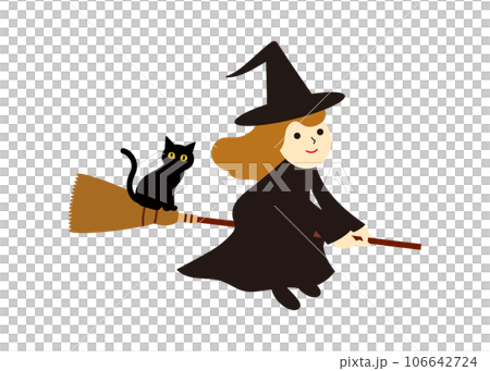かわいい魔女のイラスト 106642724