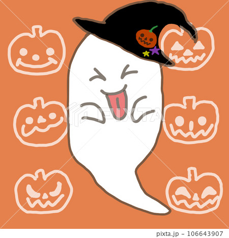 ハロウィン　オバケ　カボチャ 106643907