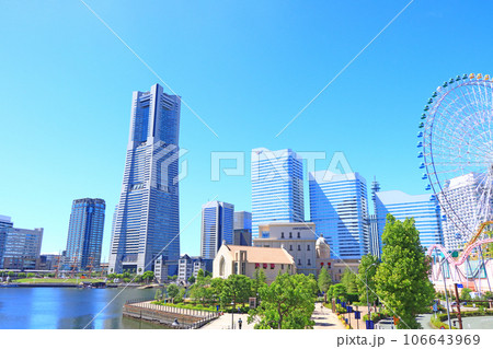 横浜ランドマークタワーとその周辺の風景 106643969