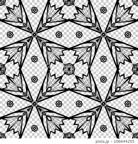 Seamless pattern. Vintage decorative elements. Hand drawn background. Islam, Arabic, Indian, bohemian,ottoman motifs. Perfect for printing on fabric or paper. 106644205