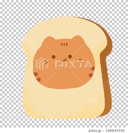 Bread bun cat kawaii cute sweet dessert Bread bun cat kawaii cute sweet dessert 106645595