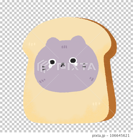 Bread bun cat neko pang kawaii cute food 106645621
