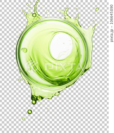 Liquid Splash on Transparent Background 106645890