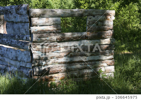 Wooden fortification for paintball Wooden fortification for paintball 106645975
