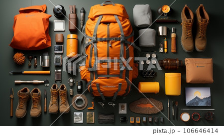 Essential travel items Essential travel items 106646414