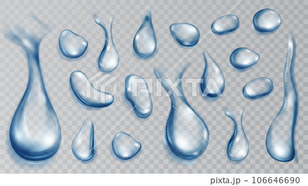 Translucent water drops Translucent water drops 106646690