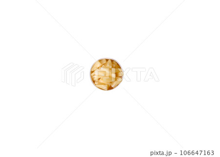 Delicious sweet pineapple cut into slices Delicious sweet pineapple cut into slices 106647163