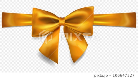 Beautiful bow with horizontal ribbon 106647327