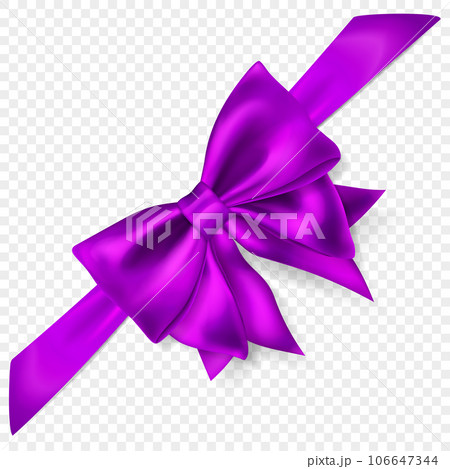 Beautiful bow with diagonally ribbon Beautiful bow with diagonally ribbon 106647344