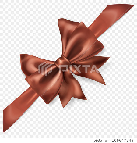 Beautiful bow with diagonally ribbon Beautiful bow with diagonally ribbon 106647345