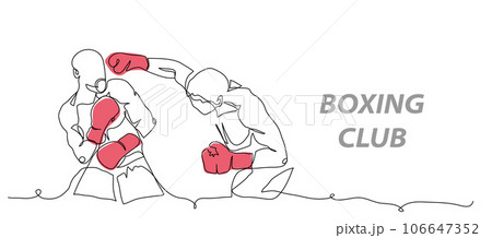 boxing knockout drawing
