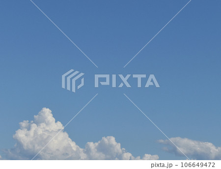 真夏の青空 コピースペースあり 真夏の青空 コピースペースあり 106649472