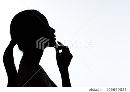 美しい女性のシルエット 美しい女性のシルエット 106649881