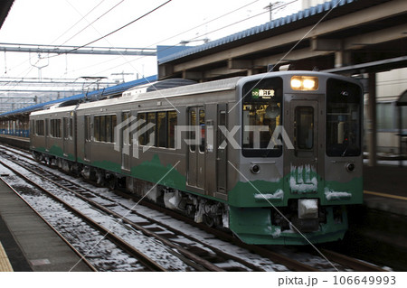 冬の妙高はねうまラインET127系（妙高高原⇔直江津） 106649993