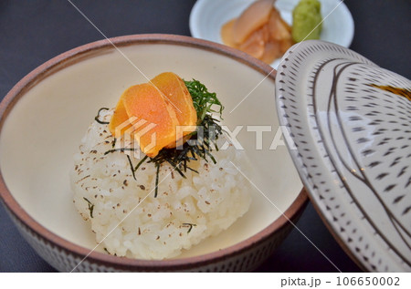 料亭で出される日本料理 カラスミ茶漬け 料亭で出される日本料理 カラスミ茶漬け 106650002