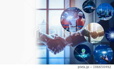 デジタルの世界で成功したビジネスリーダー、DX サイバーセキュリティ、インターネット安全のイメージ デジタルの世界で成功したビジネスリーダー、DX サイバーセキュリティ、インターネット安全のイメージ 106650492